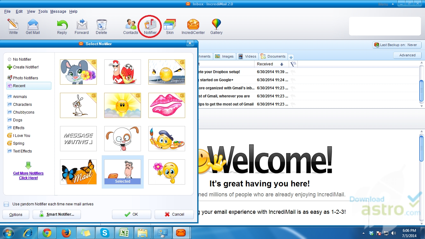 install incredimail 2.5